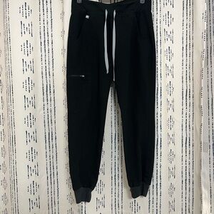 Figs Black Joggers